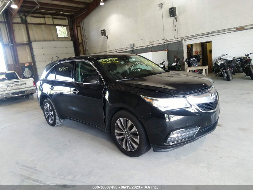 2016 ACURA MDX W/TECH/W/TECH - 5FRYD4H48GB049267