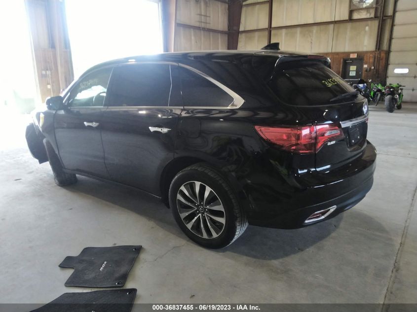 2016 ACURA MDX W/TECH/W/TECH - 5FRYD4H48GB049267