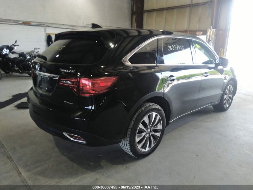 2016 ACURA MDX W/TECH/W/TECH - 5FRYD4H48GB049267
