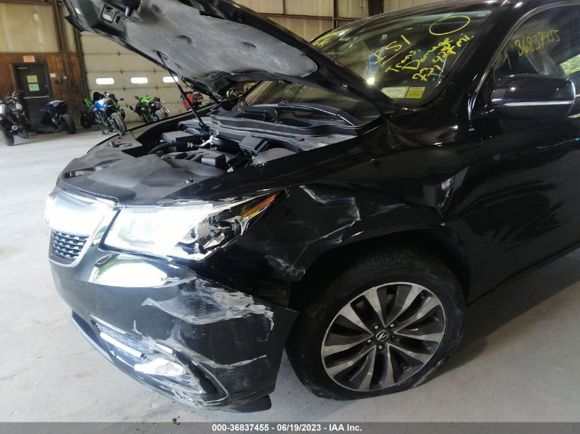 2016 ACURA MDX W/TECH/W/TECH - 5FRYD4H48GB049267