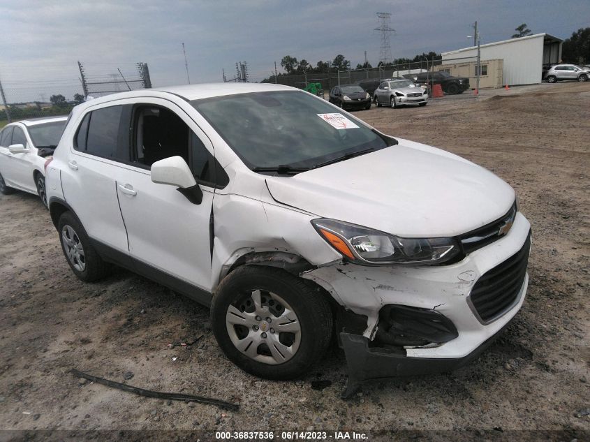 2017 CHEVROLET TRAX LS - 3GNCJKSB7HL204059