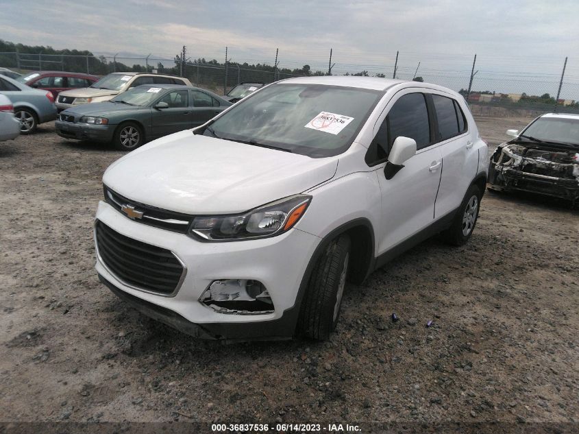 2017 CHEVROLET TRAX LS - 3GNCJKSB7HL204059