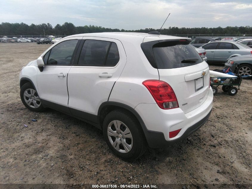 2017 CHEVROLET TRAX LS - 3GNCJKSB7HL204059