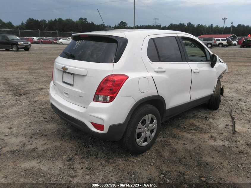 2017 CHEVROLET TRAX LS - 3GNCJKSB7HL204059