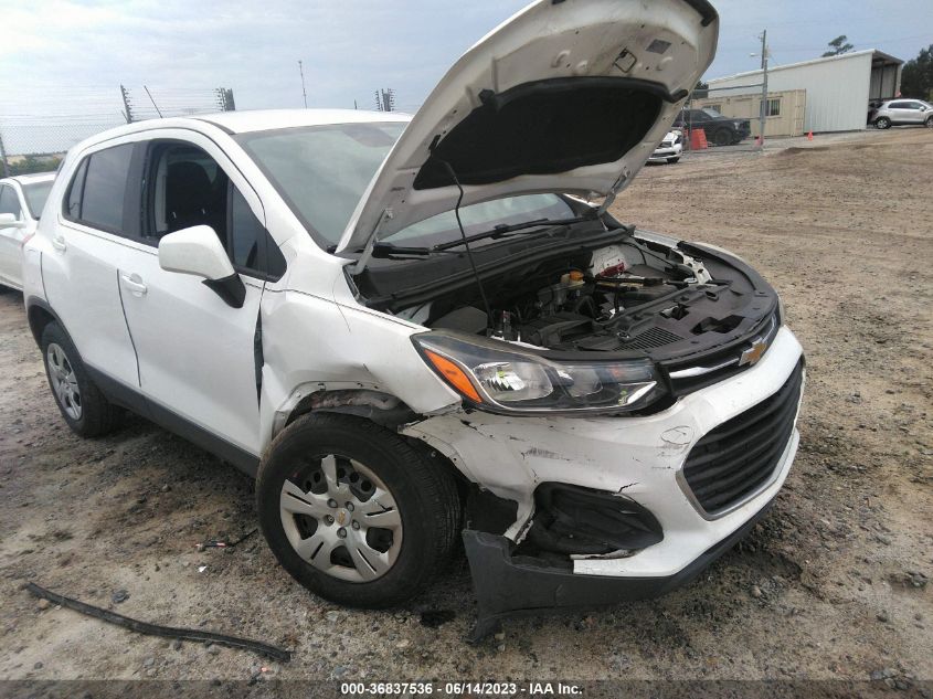 2017 CHEVROLET TRAX LS - 3GNCJKSB7HL204059