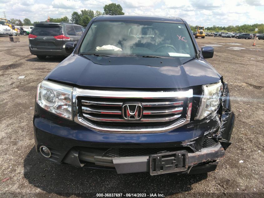 2013 HONDA PILOT EX-L - 5FNYF4H66DB058459