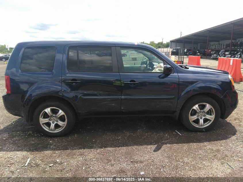 2013 HONDA PILOT EX-L - 5FNYF4H66DB058459