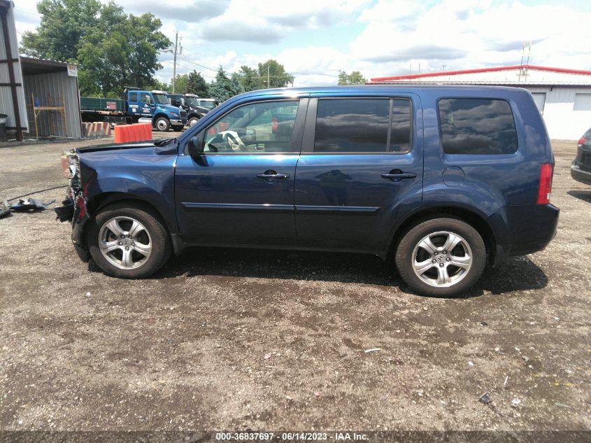 2013 HONDA PILOT EX-L - 5FNYF4H66DB058459