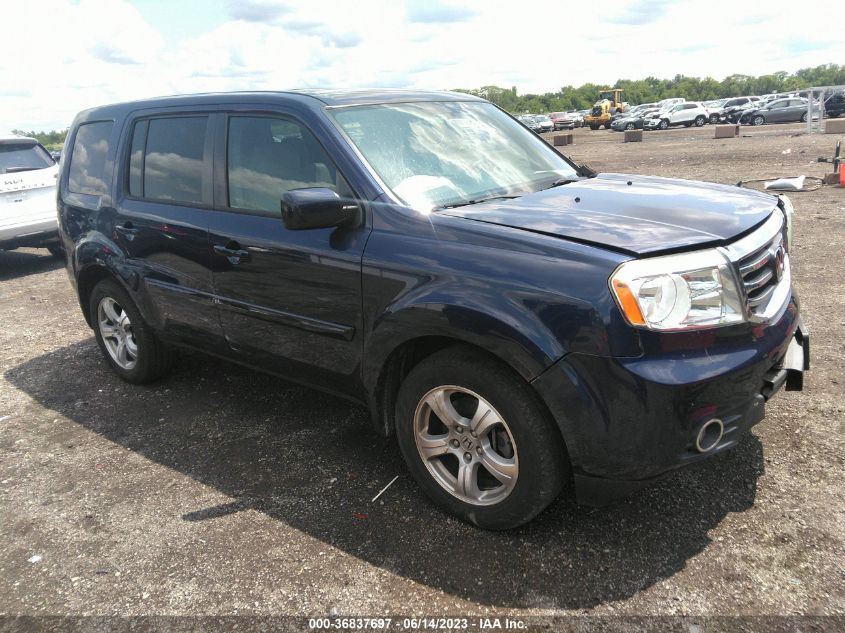 2013 HONDA PILOT EX-L - 5FNYF4H66DB058459