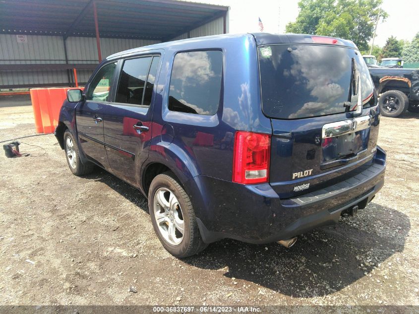 2013 HONDA PILOT EX-L - 5FNYF4H66DB058459