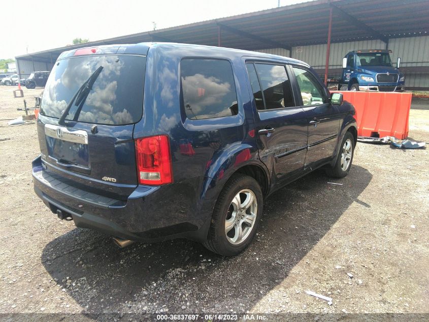 2013 HONDA PILOT EX-L - 5FNYF4H66DB058459