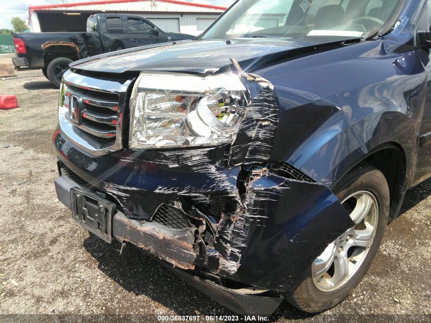 2013 HONDA PILOT EX-L - 5FNYF4H66DB058459