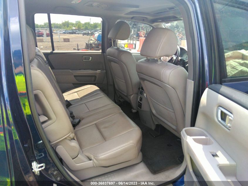 2013 HONDA PILOT EX-L - 5FNYF4H66DB058459