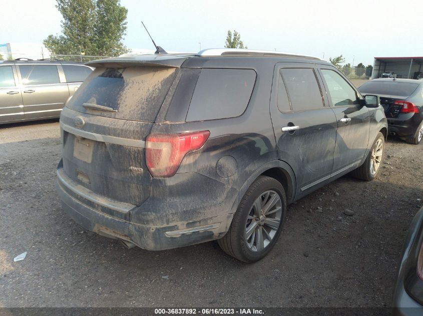 2018 FORD EXPLORER LIMITED - 1FM5K8F85JGC28012