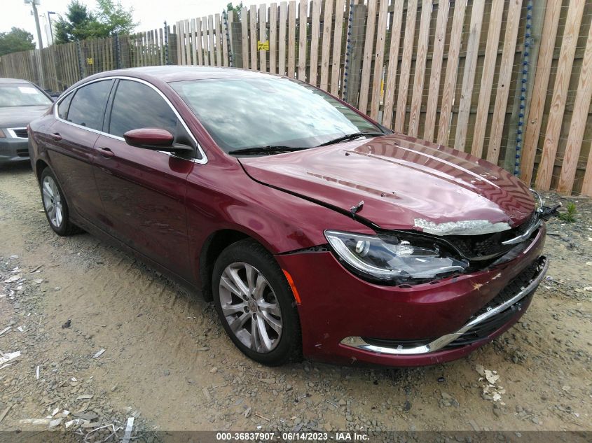 2015 CHRYSLER 200 LIMITED - 1C3CCCAB9FN609268