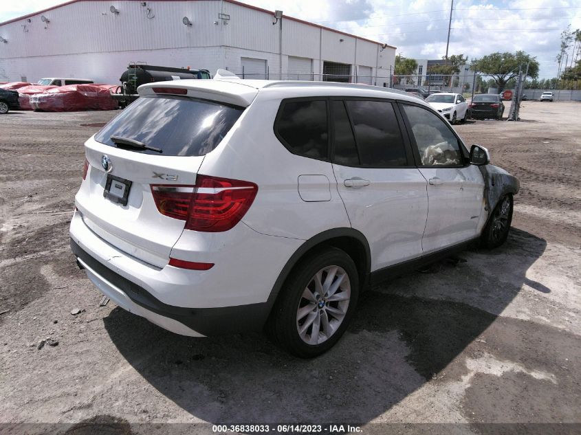 2015 BMW X3 SDRIVE28I - 5UXWZ7C58F0M82708