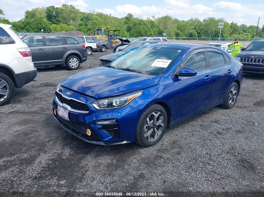 VIN 3KPF24AD0ME307484 2021 KIA FORTE LXS