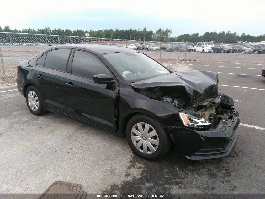 2015 VOLKSWAGEN JETTA SEDAN 2.0L S - 3VW2K7AJ9FM335845