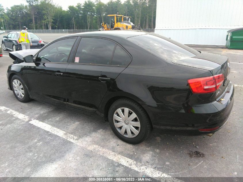 2015 VOLKSWAGEN JETTA SEDAN 2.0L S - 3VW2K7AJ9FM335845