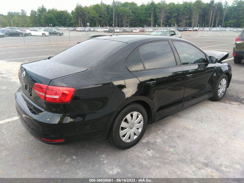 2015 VOLKSWAGEN JETTA SEDAN 2.0L S - 3VW2K7AJ9FM335845
