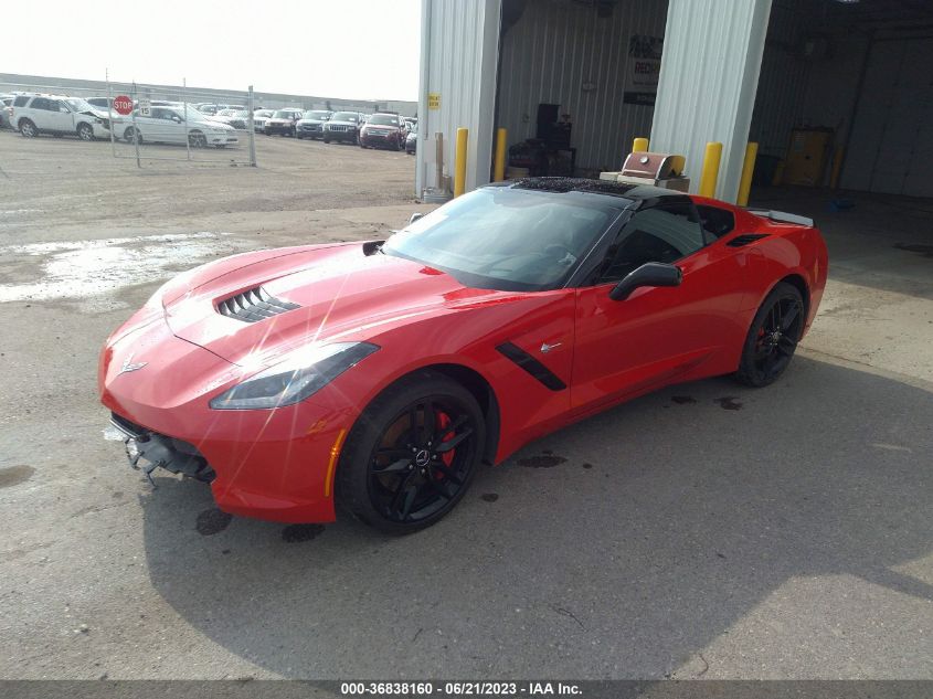 2014 CHEVROLET CORVETTE STINGRAY Z51 2LT - 1G1YJ2D78E5120375