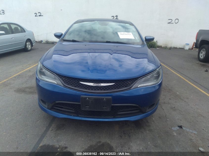 2015 CHRYSLER 200 S - 1C3CCCBG8FN672310