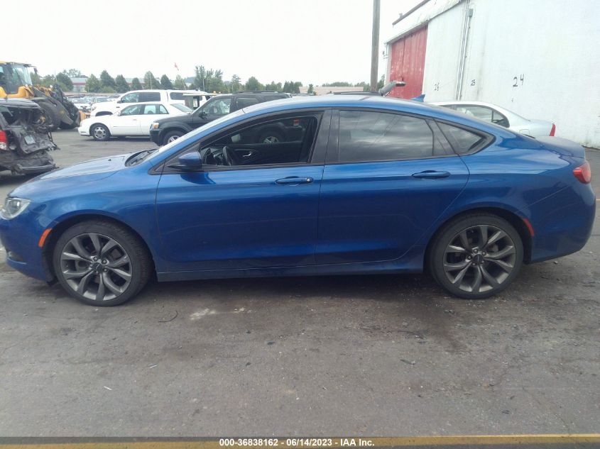 2015 CHRYSLER 200 S - 1C3CCCBG8FN672310