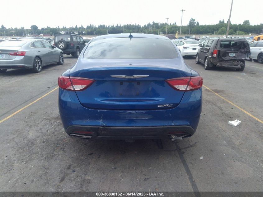 2015 CHRYSLER 200 S - 1C3CCCBG8FN672310