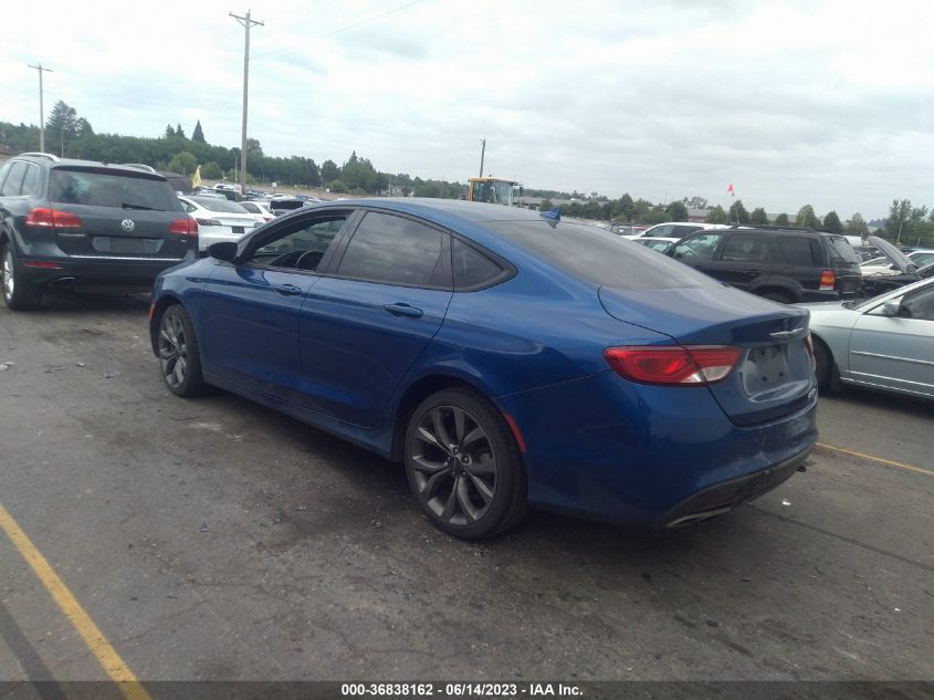 2015 CHRYSLER 200 S - 1C3CCCBG8FN672310