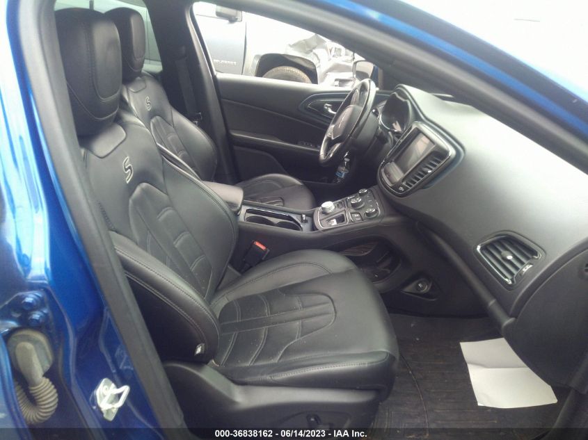 2015 CHRYSLER 200 S - 1C3CCCBG8FN672310