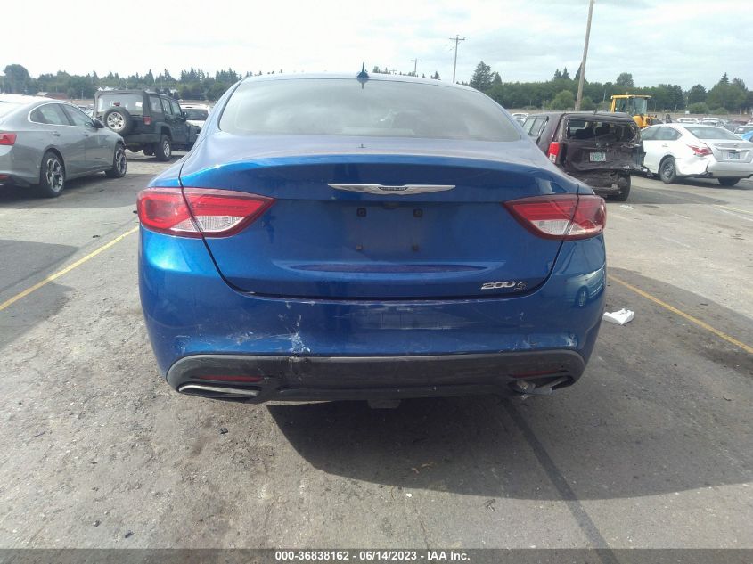 2015 CHRYSLER 200 S - 1C3CCCBG8FN672310