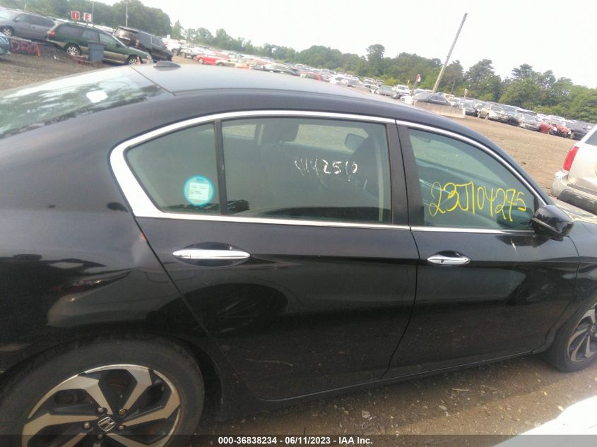 2016 HONDA ACCORD SEDAN EX - 1HGCR2F73GA165534