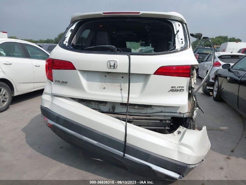 2018 HONDA PILOT ELITE - 5FNYF6H05JB049514
