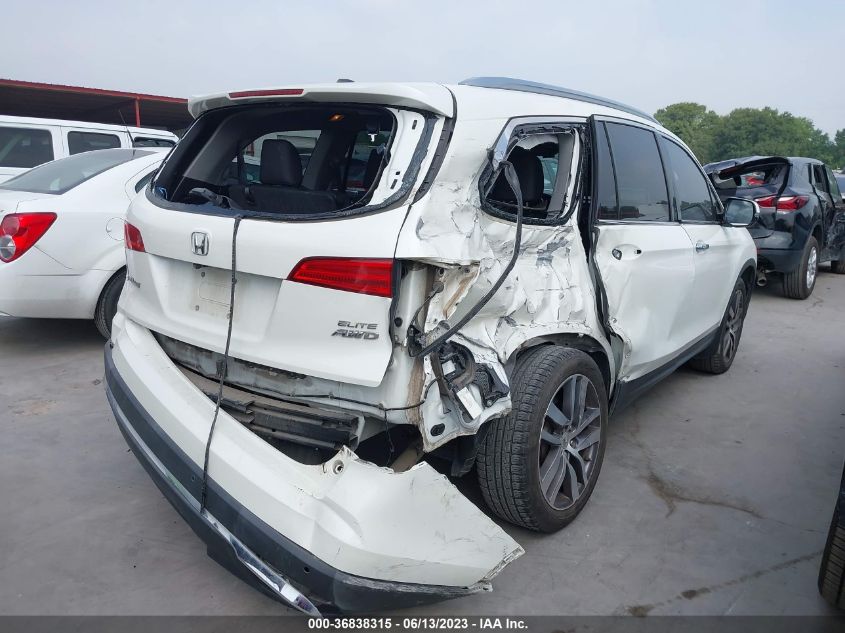 2018 HONDA PILOT ELITE - 5FNYF6H05JB049514
