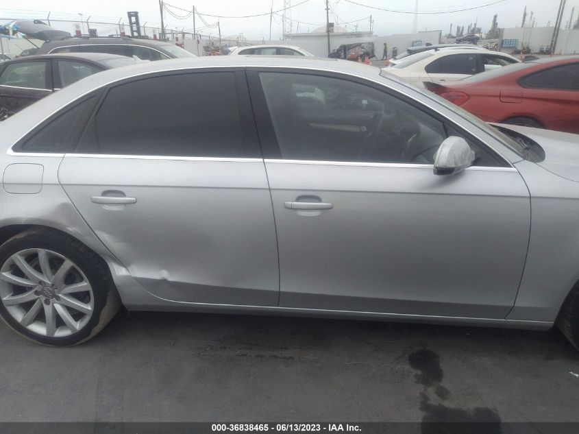 2013 AUDI A4 PREMIUM PLUS - WAUFFAFL7DN003628