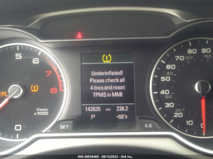 2013 AUDI A4 PREMIUM PLUS - WAUFFAFL7DN003628