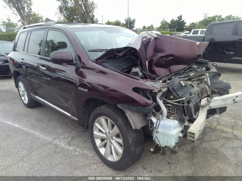 2013 TOYOTA HIGHLANDER HYBRID LIMITED V6 - JTEDC3EH9D2011500