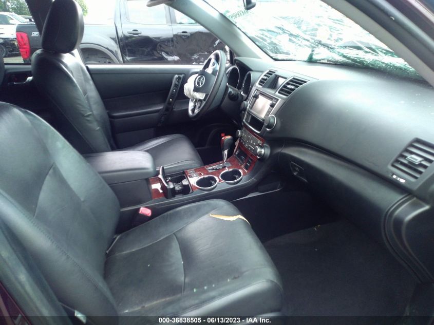 2013 TOYOTA HIGHLANDER HYBRID LIMITED V6 JTEDC3EH9D2011500