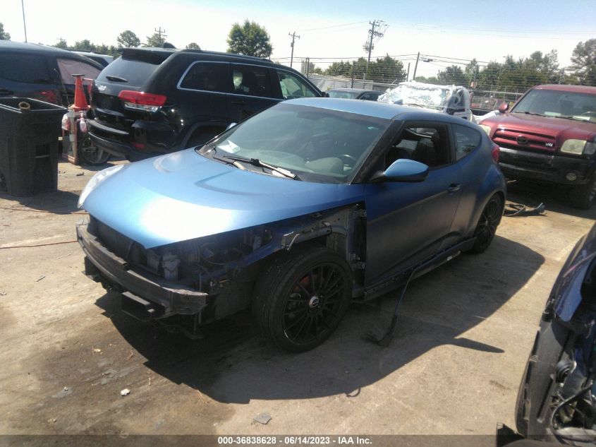 2016 HYUNDAI VELOSTER TURBO RALLY EDITION - KMHTC6AE2GU250811