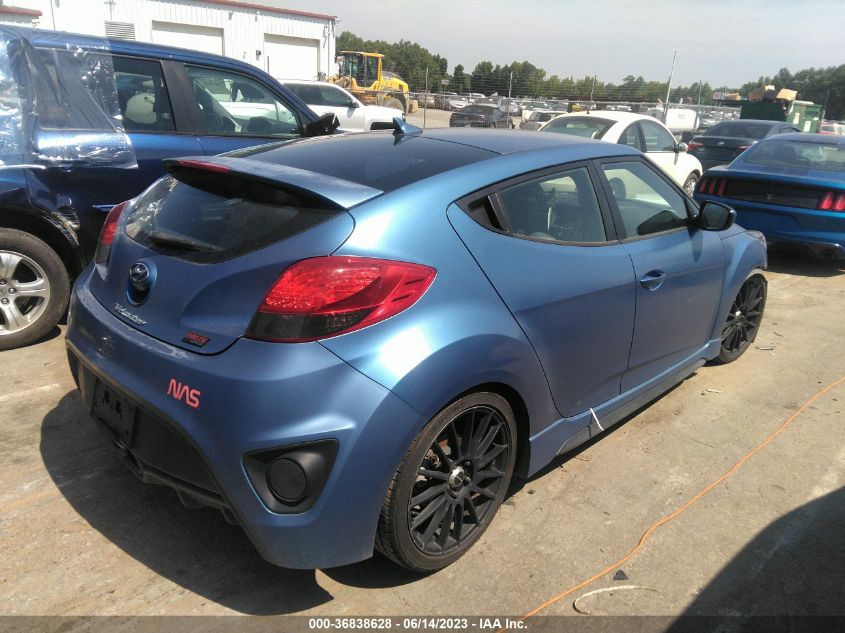 2016 HYUNDAI VELOSTER TURBO RALLY EDITION - KMHTC6AE2GU250811