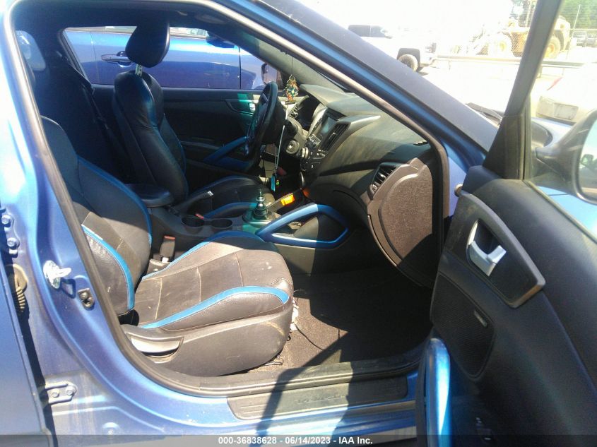 2016 HYUNDAI VELOSTER TURBO RALLY EDITION - KMHTC6AE2GU250811