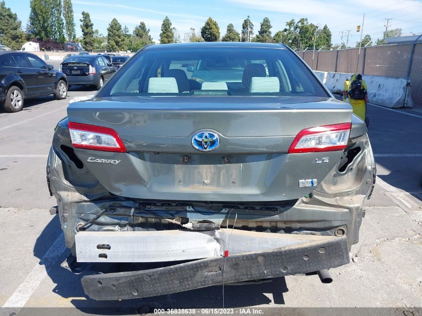 2014 TOYOTA CAMRY HYBRID LE/XLE/SE LIMITED EDITION - 4T1BD1FK9EU115512