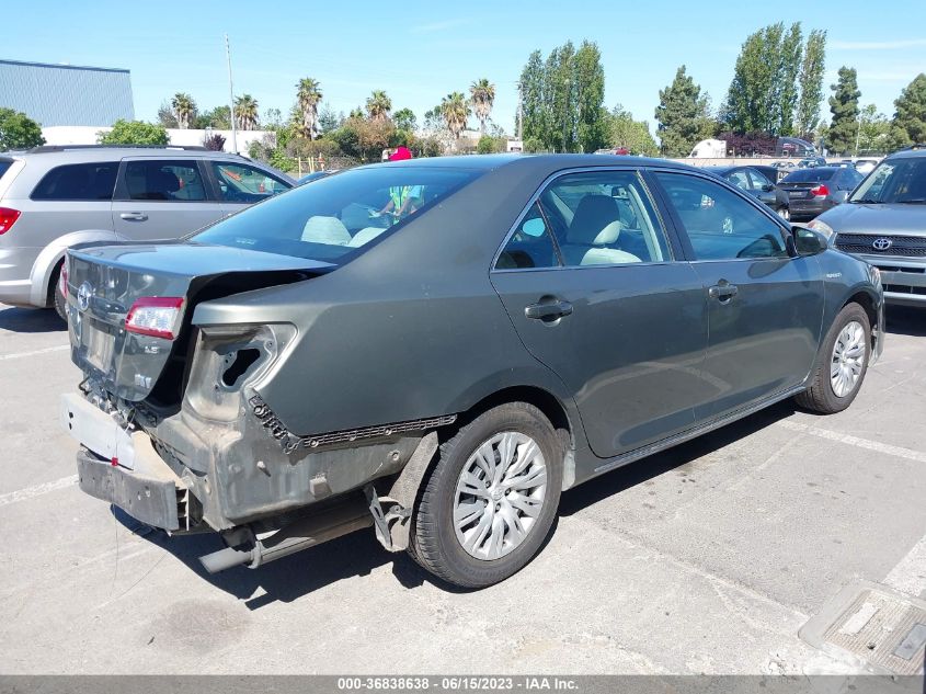 2014 TOYOTA CAMRY HYBRID LE/XLE/SE LIMITED EDITION - 4T1BD1FK9EU115512