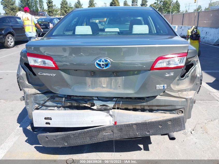 2014 TOYOTA CAMRY HYBRID LE/XLE/SE LIMITED EDITION - 4T1BD1FK9EU115512