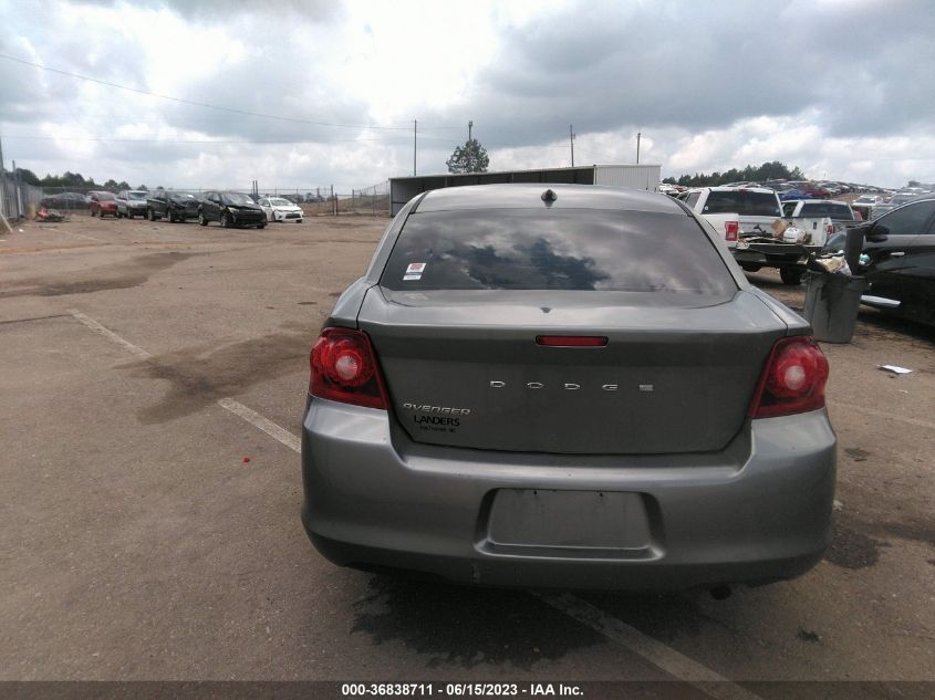 2013 DODGE AVENGER SE - 1C3CDZAB4DN619400