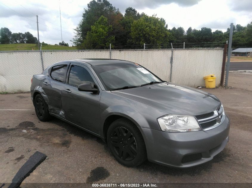 2013 DODGE AVENGER SE - 1C3CDZAB4DN619400
