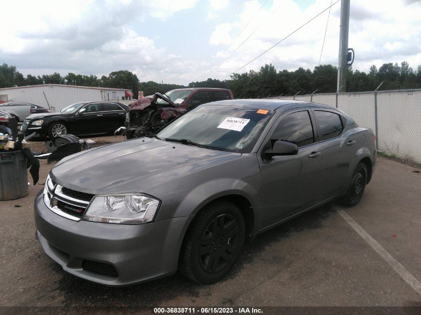 2013 DODGE AVENGER SE - 1C3CDZAB4DN619400