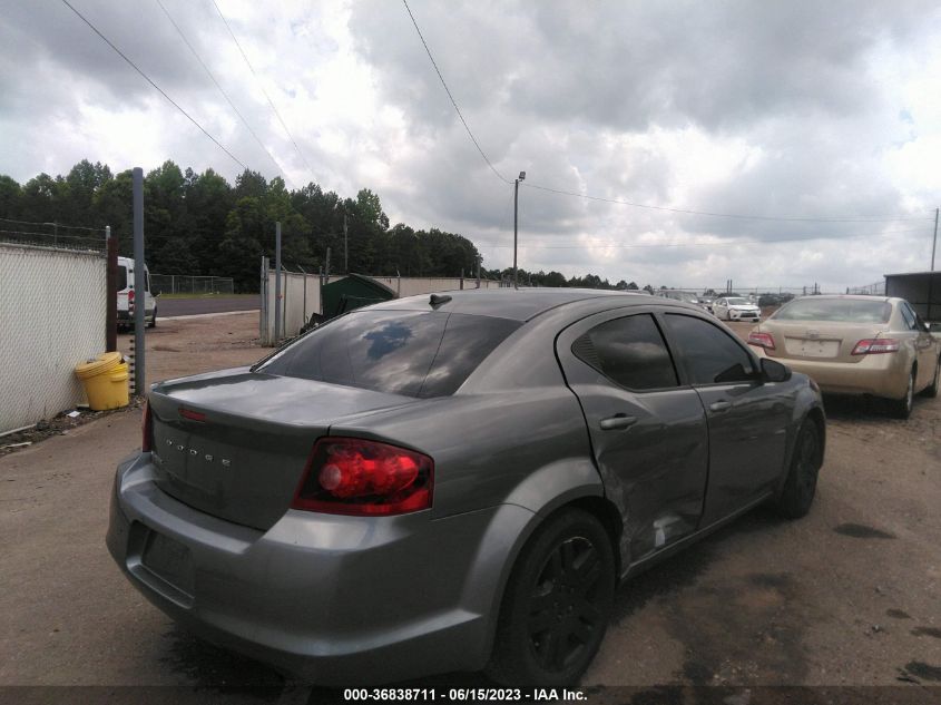 2013 DODGE AVENGER SE - 1C3CDZAB4DN619400
