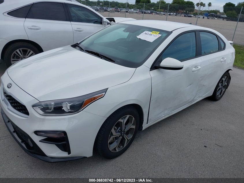 VIN 3KPF24AD1ME383182 2021 KIA FORTE LXS