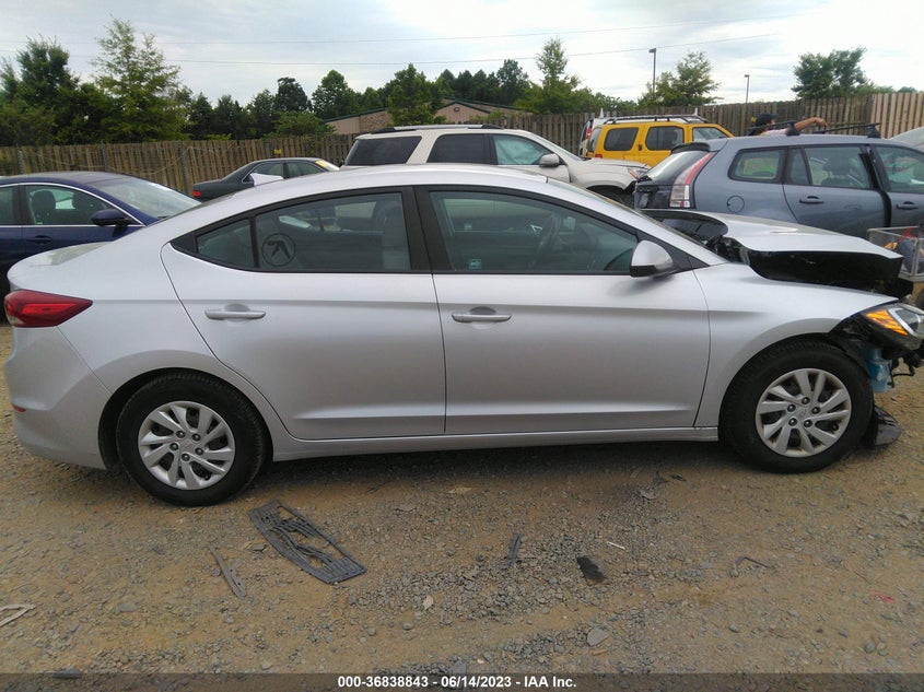 VIN 5NPD74LF7HH210842 2017 HYUNDAI ELANTRA SE